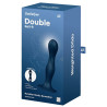Satisfyer Plug Double Ball-R 17 x 3.5cm Bleu